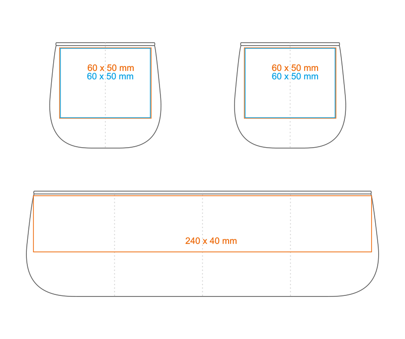 Standardowe powierzchnie nadruku